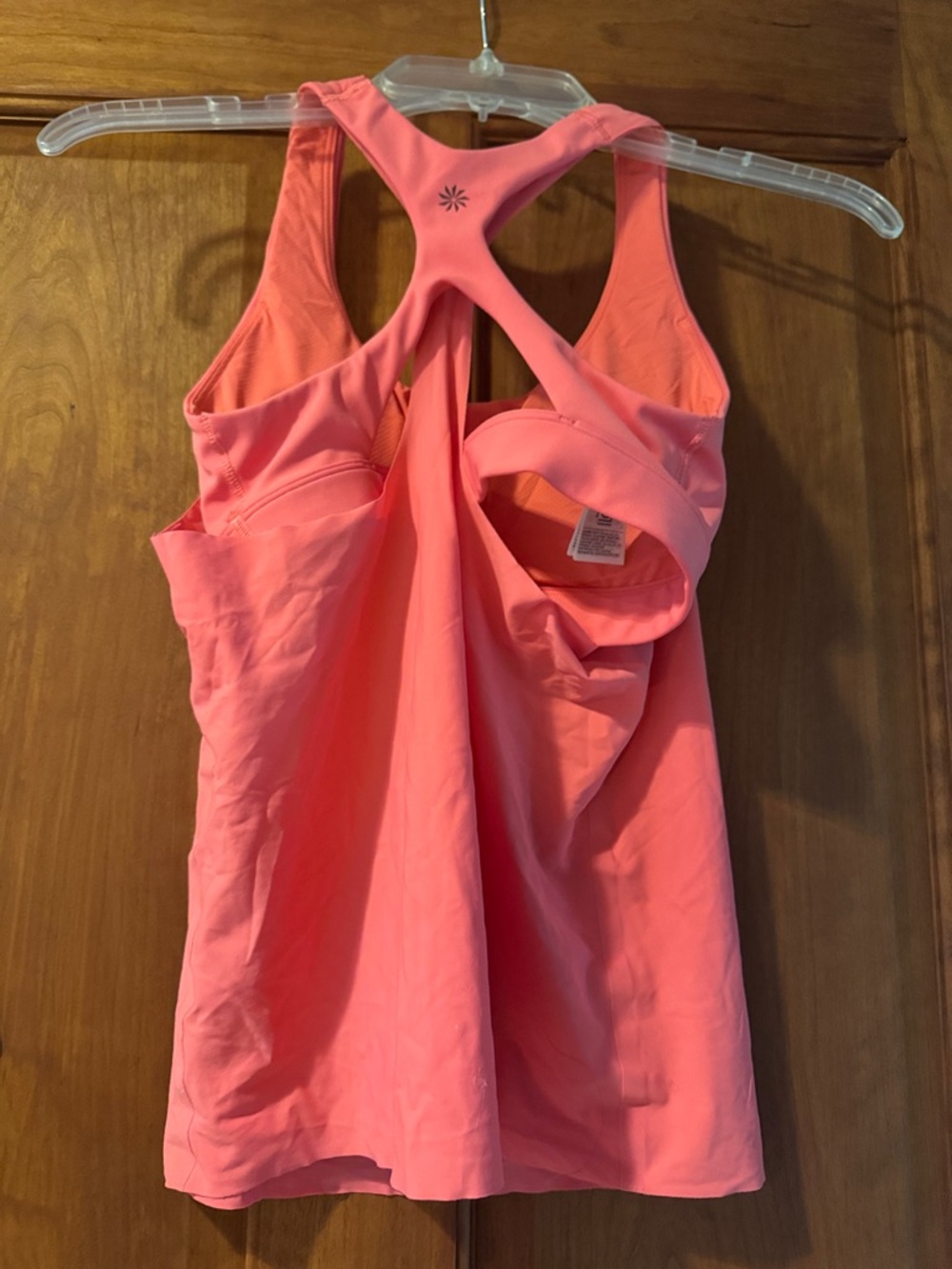 Athleta Women's Coral Racerback Tank Top with built-in sports bra XS - Picture 3 of 4